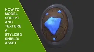 Creating a Hand Painted 3D Shield PART 1 [Concept and Block out ]