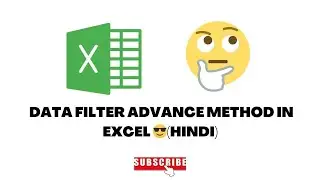 Advance filter tutorial in excel | advance filter option in excel tutorial in hindi