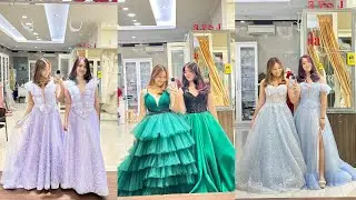 NYOBAIN WARNA GAUN SESUAI FILTER?! PALING CANTIK DRESS WARNA APA GUYS?🥰😂❤️