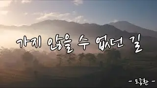가지 않을 수 없던 길 - 도종환