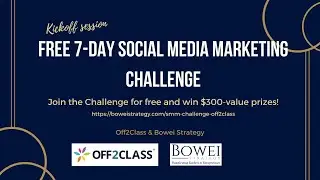 FREE 7-Day Social Media Marketing Challenge Kickoff Session
