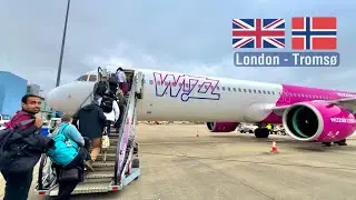 WIZZAIR UK | London (LTN) to Tromsø (TOS) | Emergency Exit | 18A