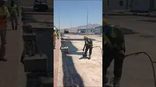 Spraying MC1 Prime Coat Bitumen Material in Neom Project, Manual Spray