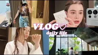 VLOG♡ a day in my life in Seoul / staying at the hotel / daily makeup tutorial / Q&A♡