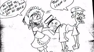 Sakuyo Izaki trying to help zun from atomtic bomb