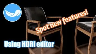 How to use HDRI editor in Light Tracer Render