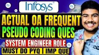 Crack Infosys with These Pseudo Coding Questions: Must-Watch!