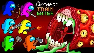 어몽어스 VS Poppy Playtime Chapter 3 | Among Us VS Train Eater | AMONG US FUNNY ANIMATION