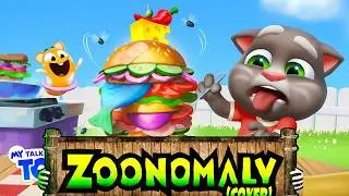 NEW EPISODE! Too Short for the Ride 🎢🫨 Talking Tom Shorts )  X Zoonomaly Theme Song (COVER)