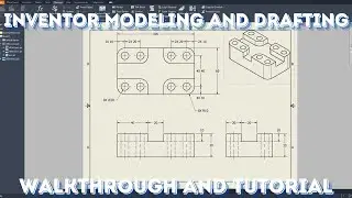 Complete Inventor Tutorial Video with Constraints #autocad #inventor #solidworks