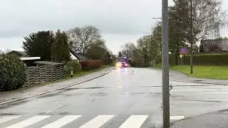 Gribskov beredskab station Gilleleje M1 køre til olie på vej