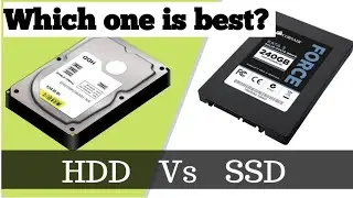 SSD vs HDD (Solid-State-drive vs Hard-Disc-Drive)