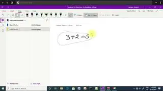how to convert handwritten text to written text in pc on onenote for windows 10.