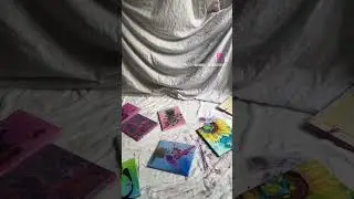 Picking my paintings for my next showing