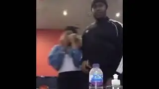 Guy Shoving Girl Out Of Frame - Stan Twitter
