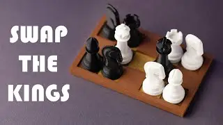 New Chess puzzle - Exchange the Kings