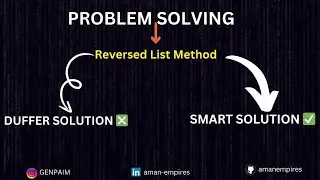 Reverse List Problem Solving Video... 