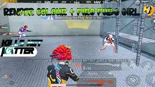 HDR + EXTREME +60 Fps +  RENDER COLOUR + PIRO PUBG GIRL = HIGHLIGHT | REDMI NOTE 8 PRO| Pubg Mobile