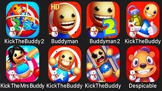 Kick the Buddy 2023 vs Buddyman Kick 2 vs Kick the Buddy Forever vs Despicable Bear Android Gameplay