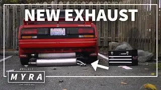 NEW EXHAUST! // Project MYRA // 1989 Toyota MR2