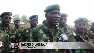 ARMY CHIEF VISITS 14 BRIGADE IN ABIA