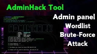 Admin Hack Tool Installation and Setup Penetration Testing Lab Tutorial