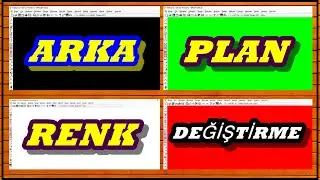 Netcad 5.1 Arka Plan Rengi Değiştime