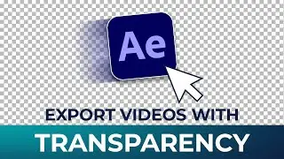Learn How to Export Transparent Background Videos in Adobe After Effects
