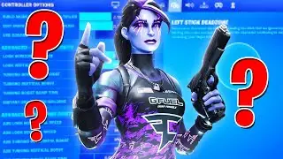 Using FaZe Sway's NEW Controller Settings in Fortnite.. (Best Linear Aimbot Settings) | Kybo