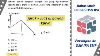 BAHAS SOAL OSN IPA SMP_jarak = luas dibawah kurva 