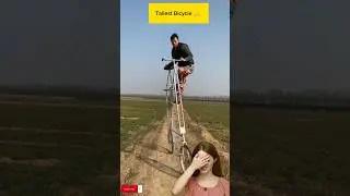 world tallest Bicycle 🚲 #shorts #viral #trending