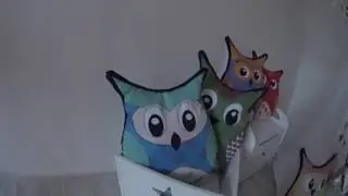 Вика играет в детском вигваме Funky Owl от VamVigvam