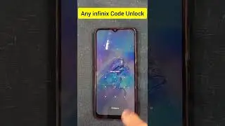 Any infinix Code Unlock 