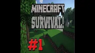 #1 Выживание - Нашел первое железо и уголь! / Survival /minecraft