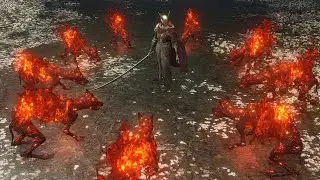 9 Fire Stray Dogs Vs Old Bosses - Elden Ring Shadow of the Erdtree