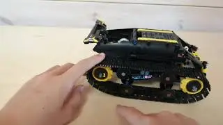 лего техник самоделка гоночный танк на двух багги моторах и buwizz .тест драйв , обзор и разбор .
