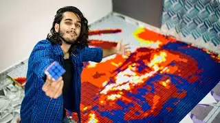 I Made IRON MAN Most Iconic Scene with 1000 Rubik's Cube