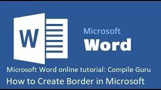 How to Create Border in Microsoft Office