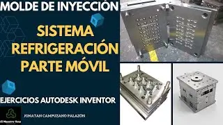Ejercicios INVENTOR MOLDE INYECCION  Ejercicio 8