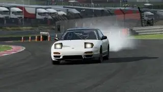 NISSAN 240SX DRIFT AT BRANDS HATCH
