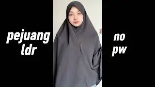 April hijab suka main sampai becek
