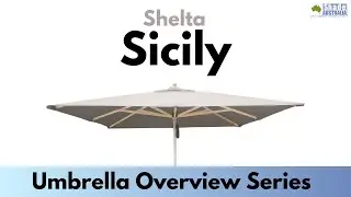 The Shelta Sicily centrepost umbrella - 3.0m Square
