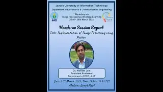 Lec2: Hands-on Session1: Implementation of Image Processing using Python