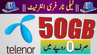 telenor 50GB free airdrop,telenor free internet new code 2019,easypaisa,jazzcash