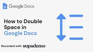 How to Double Space in Google Docs