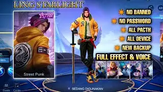 Script Skin Ling Starlight • full effect voice • no password • pacth terbaru