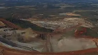 Explosão na mina em Conceição do Mato Dento/Alvorada de Minas