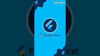 Text widgets in flutter 