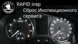 Сброс сервиса Skoda Rapid 2014