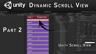 How to Create a Dynamic ScrollView in Unity | Sticky ScrollView Tutorial